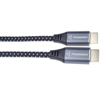 PREMIUMCORD Kabel Ultra HDMI 2.1 High Speed + Ethernet kabel 8K@60Hz, zlacené konektory, 5m