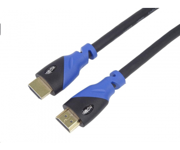 PREMIUMCORD Kabel HDMI - Ultra HDTV, 0.5m (Color, zlacené konektory)