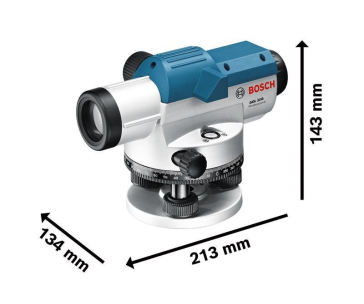 Bosch GOL 32 D optický nivelační přístroj, krytka čočky, olovnice, seřizovací kolík, transportní kufr
