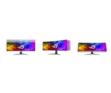 ASUS LCD ROG Swift OLED 49" PG49WCD, 5120x1440, 144Hz, 0,03ms, HDMI, DP, USB-C, Black