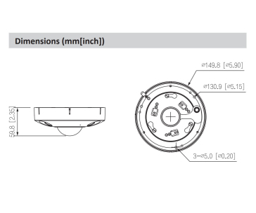 Dahua IPC-EBW81242-AS-IVC-S2, IP kamera, 12Mpx, 1/1,7" CMOS, objektiv 1,29 mm, IR<10, IP67, IK10