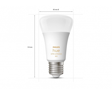 Philips Hue White Ambiance 6W 800 E27 4ks