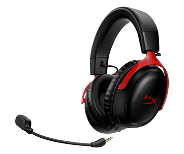 HyperX Cloud III Wireless BLK/RED GAM HEADSET - Sluchátka k PC