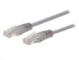 C-TECH kabel patchcord Cat5e, UTP, šedý, 25m