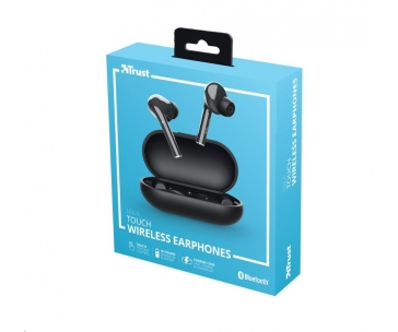 TRUST sluchátka Nika Touch Bluetooth Wireless Earphones - black