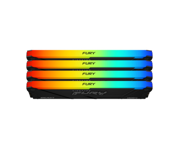 KINGSTON DIMM DDR4 64GB (Kit of 4) 2666MT/s CL16 FURY Beast RGB