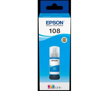 EPSON 108 EcoTank Cyan ink bottle