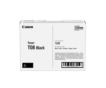 CANON toner T08BK černý pro i-Sensys X 1238P, 1238Pr, 1238i a 1238iF (11 000 str.)