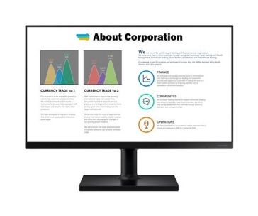 SAMSUNG MT LED LCD Monitor 27" 27T450FQRXEN-plochý,IPS,1920x1080,5ms,75Hz,HDMI,DisplayPort