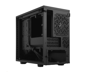 FRACTAL DESIGN skříň Define 7 Nano Black Solid, USB 3.1 Type-C, 2x USB 3.0, bez zdroje, mATX