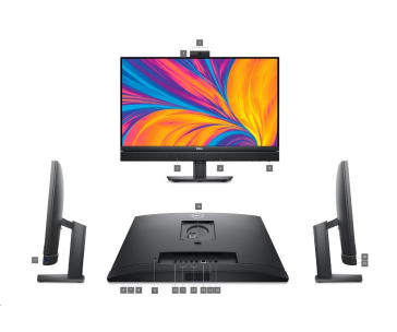 DELL PC AiO OptiPlex EEP/i5-14500T/16GB/512GB SSD/Integrated/130W/TPM/AdjStand/WLAN/vPro/Kb&Mse/W11P/3Y PS NBD