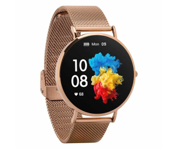 Garett Smartwatch Verona zlatá, ocel