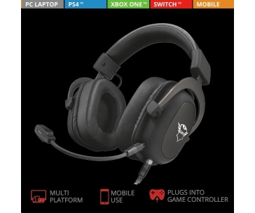 TRUST GXT 414 headset Zamak Premium Multiplatform Gaming Headset