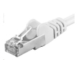 PREMIUMCORD Patch kabel CAT6a S-FTP, RJ45-RJ45, AWG 26/7 7m bílá