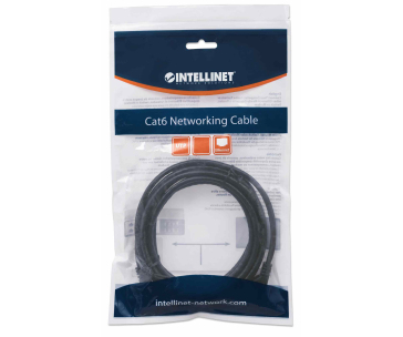 Intellinet Patch kabel Cat6 UTP 0,5m černý, cca