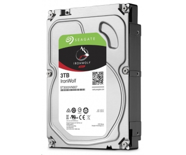 BAZAR - SEAGATE HDD IRONWOLF (NAS) 3TB SATAIII/600, 5900rpm, 64MB cache, recertified