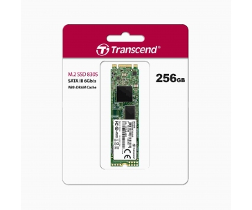 TRANSCEND SSD MTS830S 256GB, M.2 2280, SATA III 6Gb/s, TLC, bulk