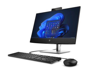 Bazar-HP AIO ProOne 440G9 23.8NT i3-14100T, 1x8GB, 512GB M.2, Intel HD DP+HDMI IN, WiFi 6+BT, usb kl. myš, 120W,FDOS,3yo