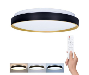 Solight LED osvětlení s dálkovým ovladačem Cala, 48W, 3360lm, 38cm, změna chromatičnosti, stmívatelné