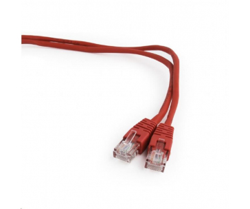 GEMBIRD kabel patchcord Cat5e UTP 0,5m, červený