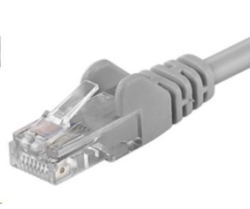 PremiumCord Patch kabel UTP RJ45-RJ45 CAT6 25m šedá