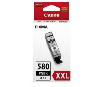 Canon CARTRIDGE PGI-580XXL pigmentová černá pro PIXMA TS615x, TS625x, TS635x, TR7550, TS815x (600 str.)