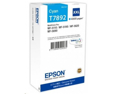 EPSON Ink bar WF-5xxx Series Ink Cartridge "Pisa" XXL Cyan (34,2 ml)