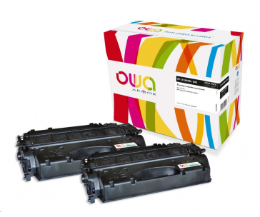 OWA Armor toner pro HP Color Laserjet Pro 400 M401, M425, 2x6900 stran, CF280XD, černá/black