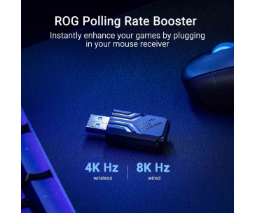 ASUS myš ROG Keris II Ace, bezdrátová herní myš, černá