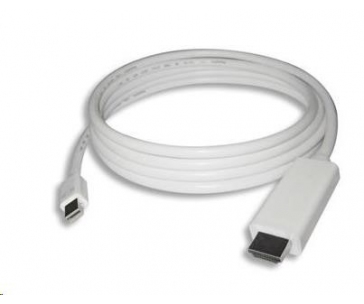 PREMIUMCORD Kabel Mini DisplayPort - HDMI 1m, bílý