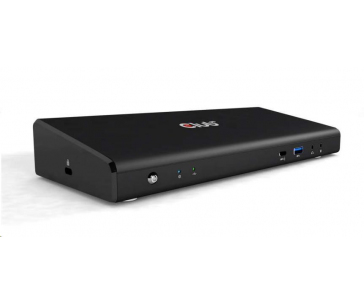 Club3D Dokovací stanice USB 3.2 typ C (5xUSB/USB-C/3xHDMI/2xDP/Ethernet/Audio) s Universal Triple 4K napájecím adaptérem