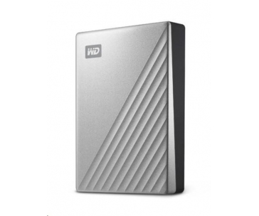 WD My Passport Ultra 4TB, Externí HDD, USB-C 3.0, pro MAC, stříbrná