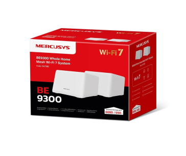 MERCUSYS Halo H47BE(2-pack) WiFi7 Mesh (BE9300,2,4GHz/5GHz/6GHz,3x2,5GbELAN/WAN)