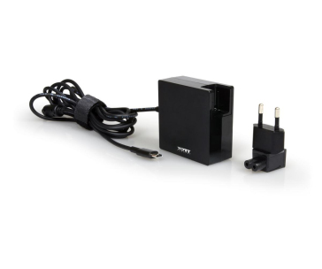 PORT napájecí adaptér k notebooku, 5-20V, 3-3,2A, 65W, USB-C konektor, EU + UK