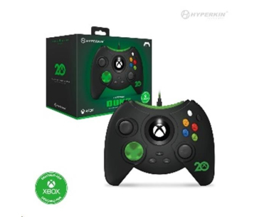 Hyperkin Duke Wired Controller for Xbox Series|One/Win 11|10 (Xbox 20th Black) Licensed by Xbox