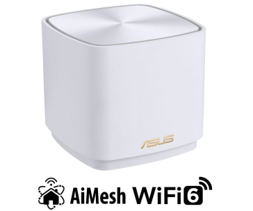 ASUS ZenWiFi XD4 Plus 1-pack white Wireless AX1800 Dual-band Mesh WiFi 6 System