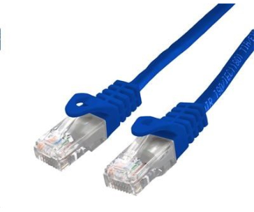 C-TECH kabel patchcord Cat6, UTP, modrý, 2m