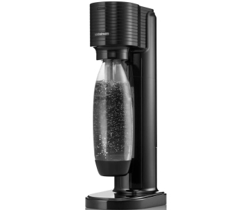 SodaStream Gaia Titan výrobník sody, mechanický, 1l láhev SodaStream Fuse, bombička s CO2, černý