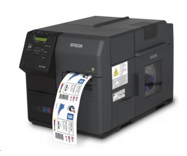 Epson ColorWorks C7500, cutter, disp., USB, Ethernet, black