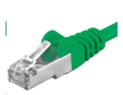 PREMIUMCORD Patch kabel CAT6a S-FTP, RJ45-RJ45, AWG 26/7 3m zelená