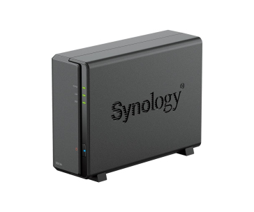 Synology DS124 DiskStation (4C/RealtekRTD1619B/1,7GHz/1GBRAM/1xSATA/2xUSB3.2/1xGbE)