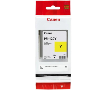 Canon Cartridge PFI-120 žlutá 130ml, pro iPF TM200, TM205, TM300, TM305