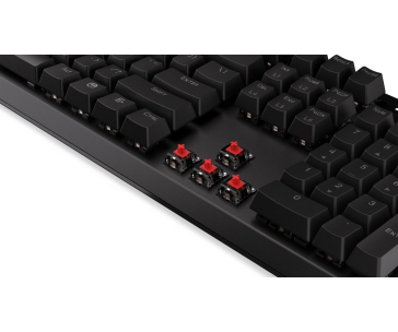 Endorfy herní klávesnice Thock Red / drátová / red switch / mechanická / US layout / černá RGB