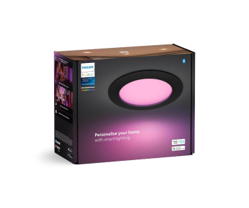 PHILIPS Hue bodové světlo WACA Slim L, 1500lm, 12W, černá