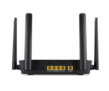 Acer Router Predator Connect W6x - Wifi 6 router, black, 802.11 a/b/g/n/ac/ax 2.4 GHz / 5 GHz, 4x4 MU MIMO