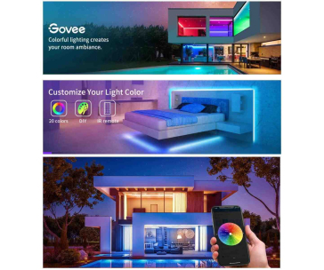 Bazar - Govee WiFi RGB Smart LED pásek 5m - pošk. obal