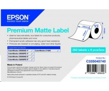 Epson label roll, normal paper, 105x210mm