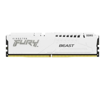 KINGSTON DIMM DDR5 128GB (Kit of 4) 5600MT/s CL40 FURY Beast White XMP