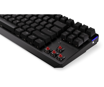 Endorfy herní klávesnice Thock TKL Wireless Red/ bezdrátová / USB / red switch / mechanická / CZ layout / černá RGB