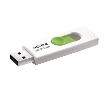 ADATA Flash Disk 512GB UV320, USB 3.2, bílo-zelená